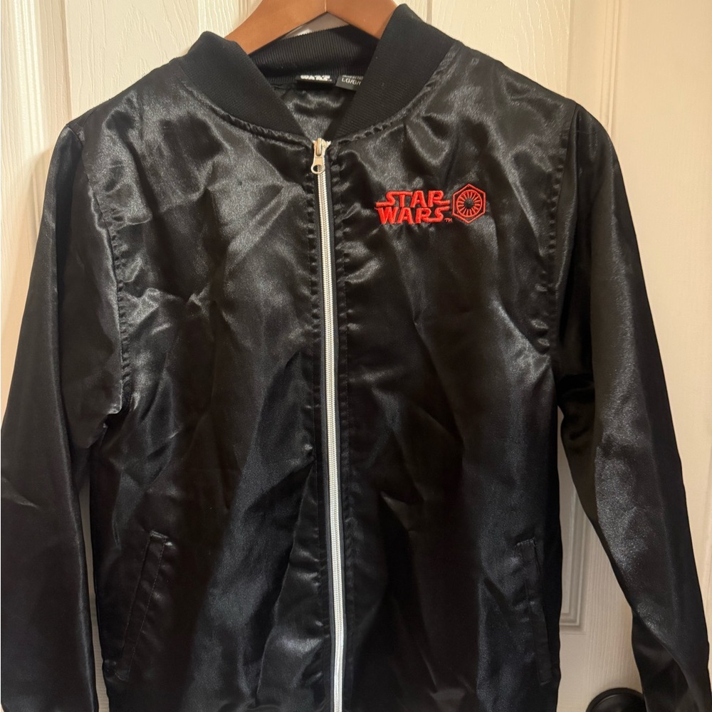 Disney Star Wars Black Jacket with Red Logo